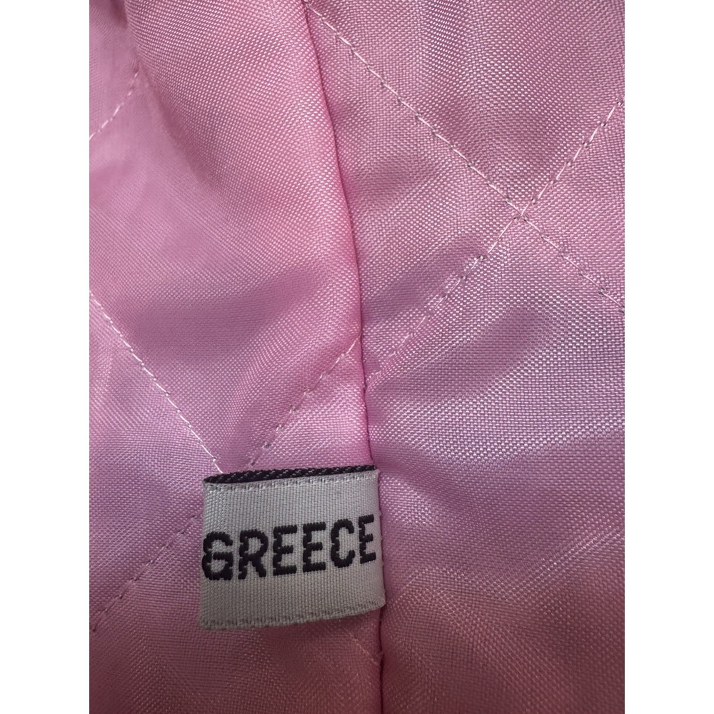 DI Stefano Moda Italiana Luxury Denim & Pink Mink Jacket   Size M - Picture 9 of 10
